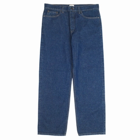Soft Fabric Clean Lines bound Union Denim Jean - Mid Blue
