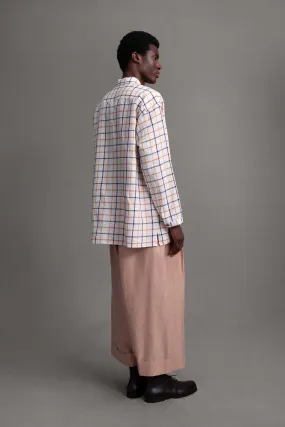 Errand Ready THE DRAUGHTSMAN SHIRT / COTTON LINEN TATTERSALL