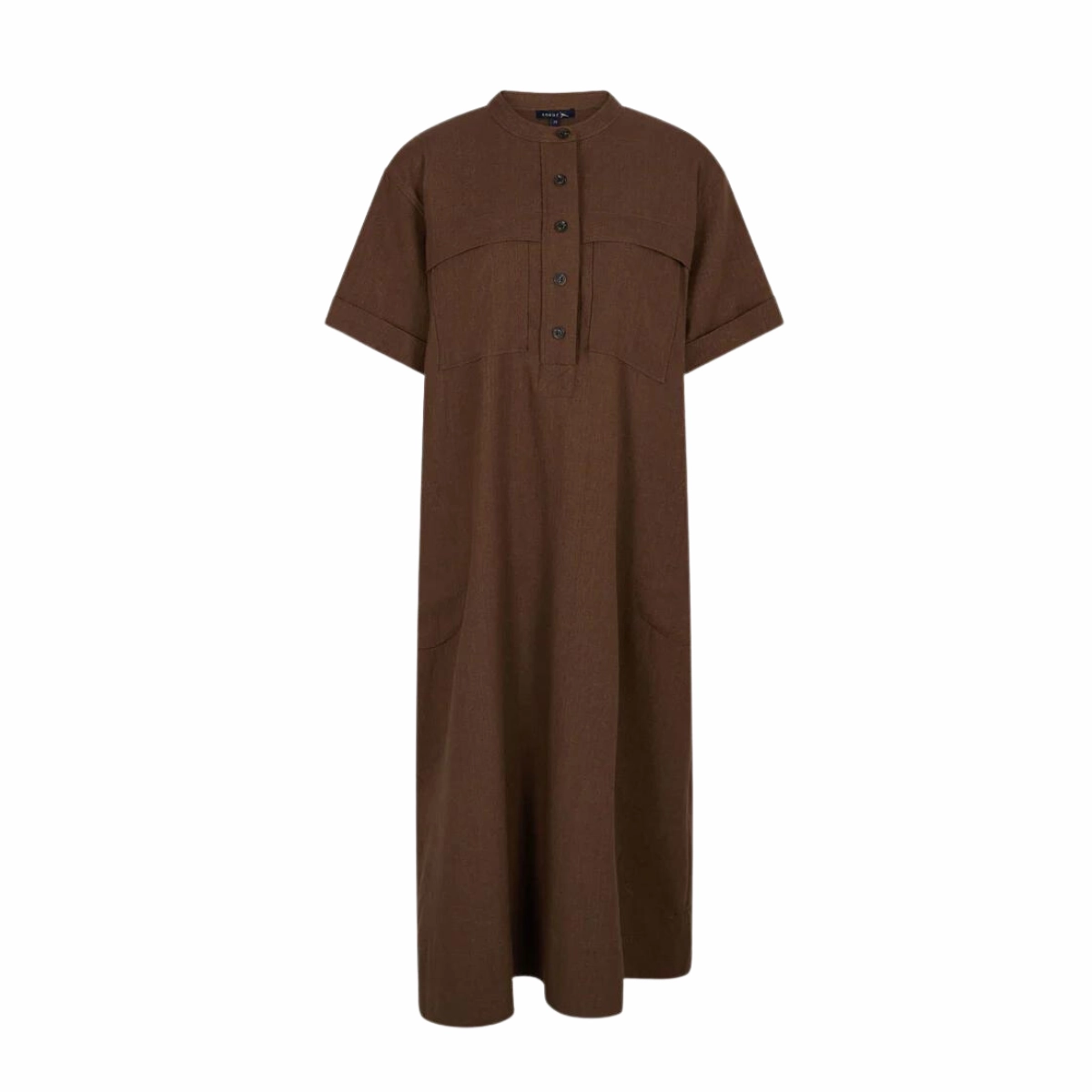 Classic Line Breeze Flow Marron Ulanni Dress