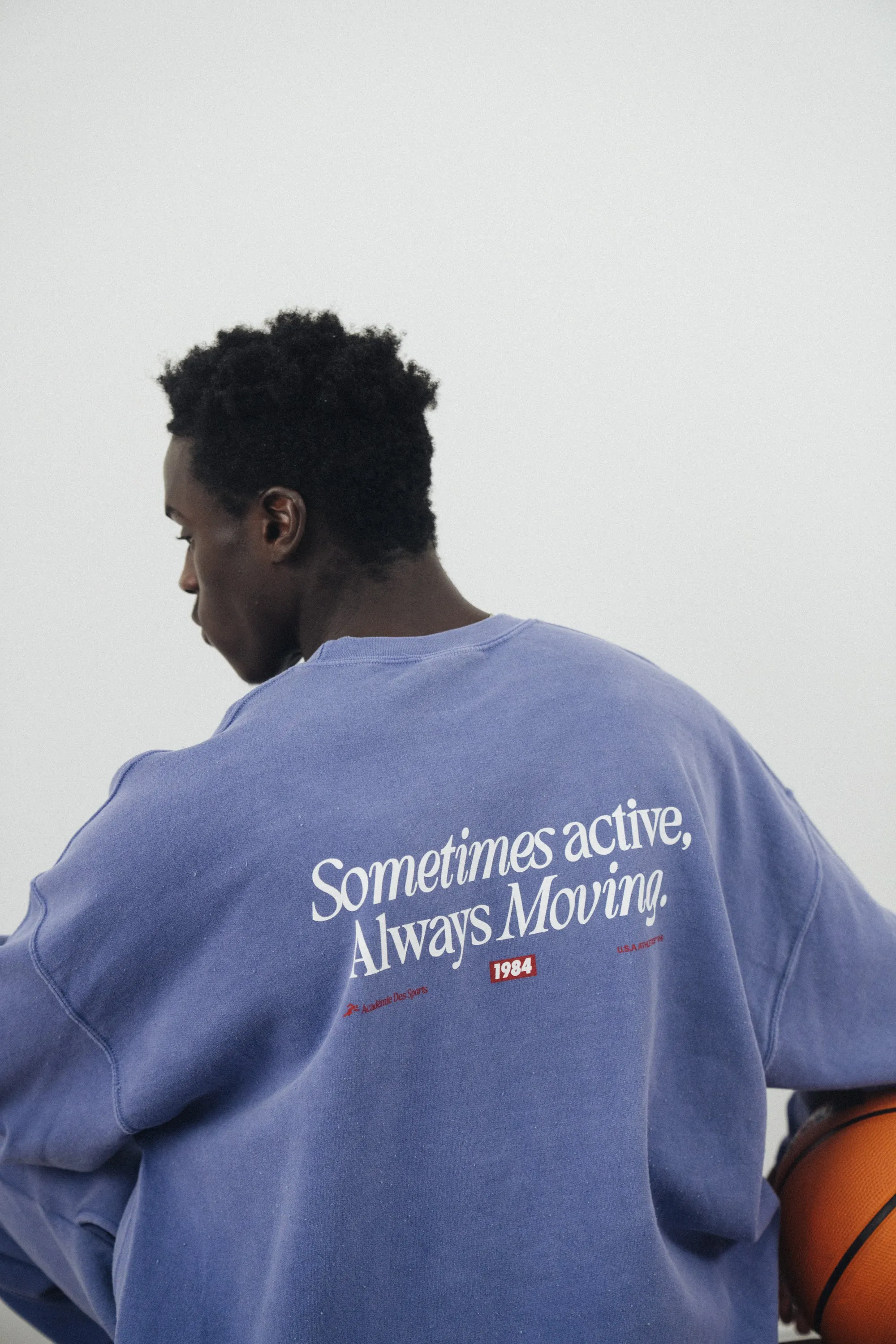 Breathable wear Vice 84 'Always Moving' Vintage Washed Sweater - Violet