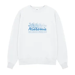 Essential Fashion Snuggle Layers Vice 84 'Athletic Sports Club' Heavyweight Sweater - White