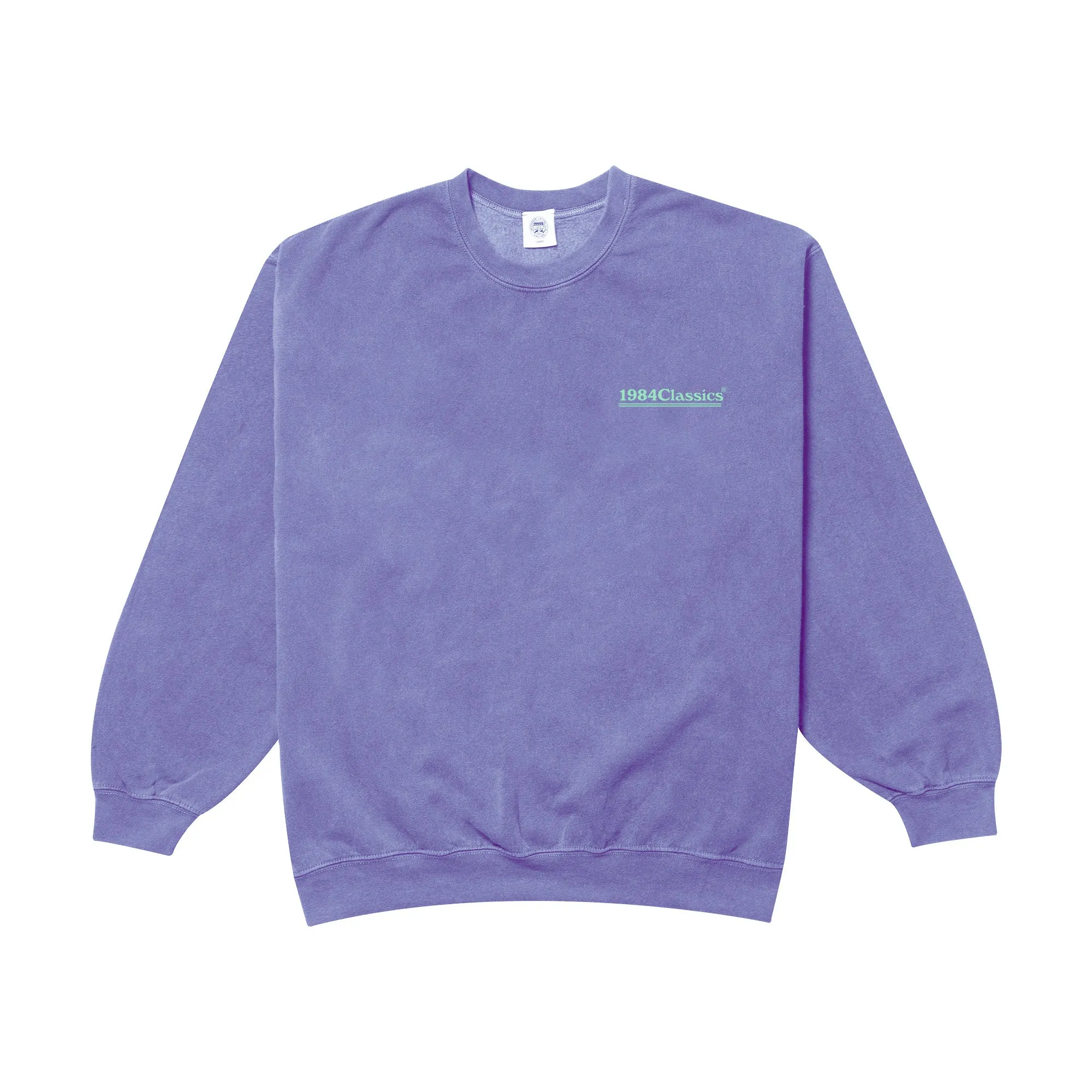 Vice 84 'Classics' Vintage Washed Sweater - Orchid Sustainable Sourcing Certified Chilly Day Style