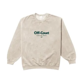 All Season Knit Vice 84 'Off-Court GSM' Vintage Washed Sweater - Cream