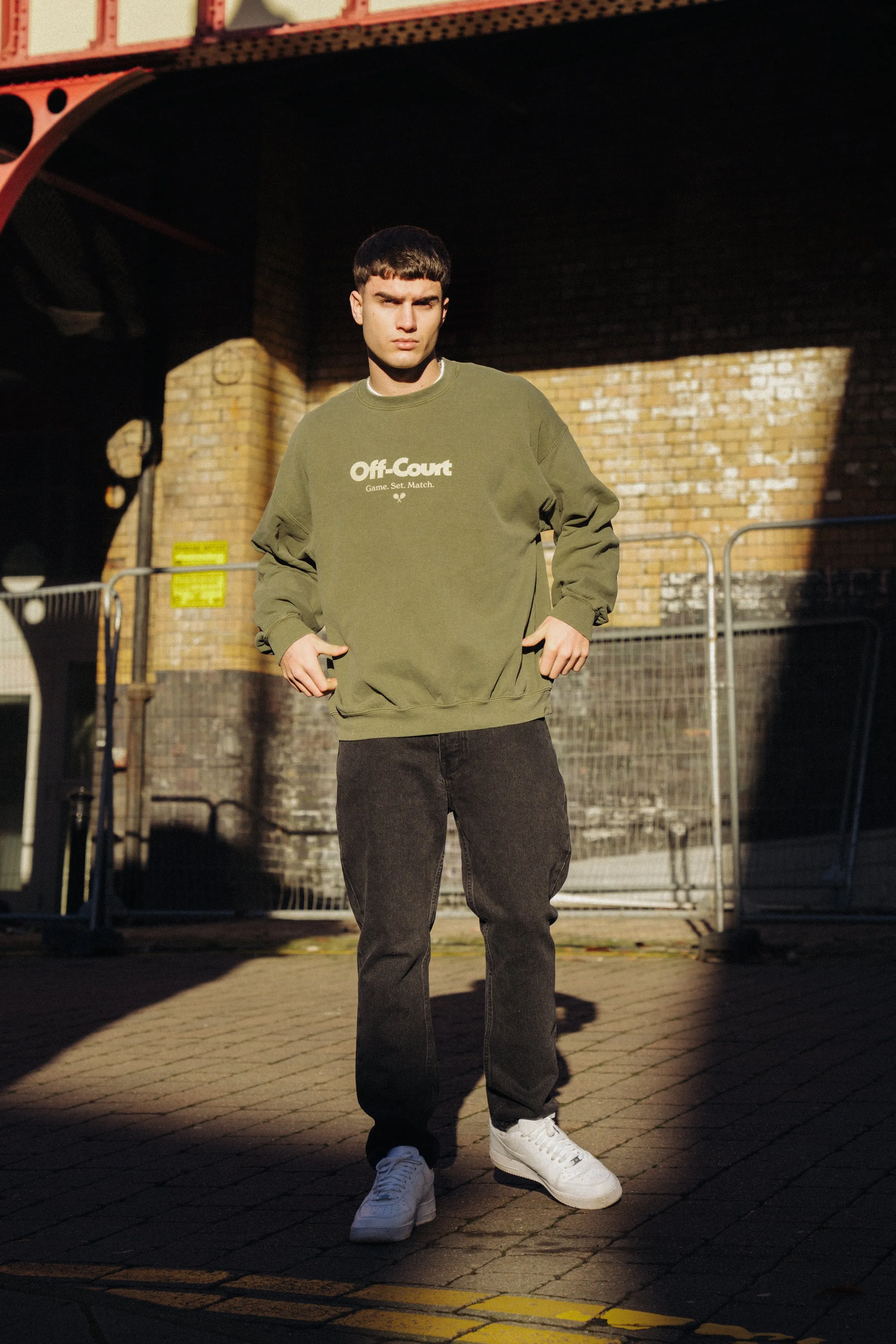 Turtleneck Comfy Vibes Vice 84 'Off-Court GSM' Vintage Washed Sweater - Khaki