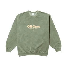 Colorfast Dye Method Modern Knit Vice 84 'Off-Court GSM' Vintage Washed Sweater - Khaki