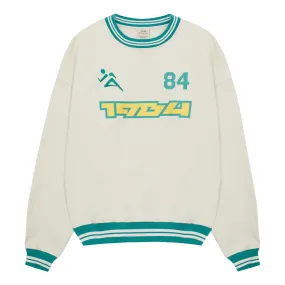 Vice 84 'Played in 1984' Heavyweight Sweater - Ecru Eco Friendly Knitwear Flex Knit Ribbing