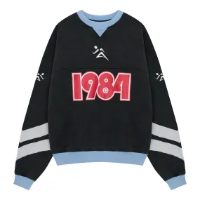 Adaptive Fit Silhouette Vice 84 'Pre-Match' Heavyweight Washed Sweater - Black