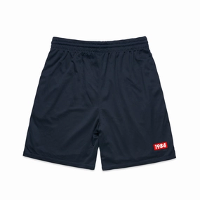 Vice 84 *10 Years Of* '1984' Mesh Sports Short - Navy Easy Wear