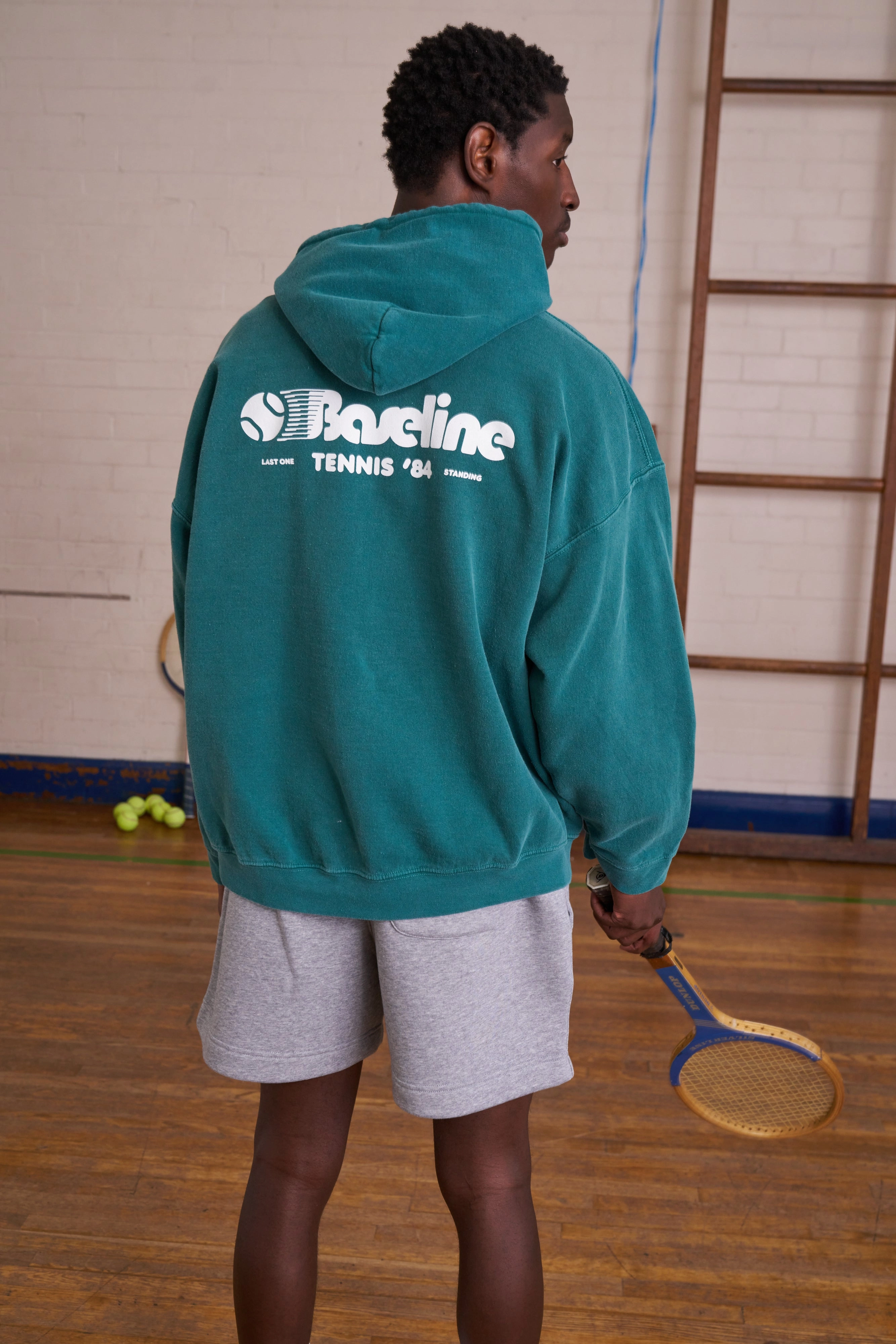 Sustainable Choice Handsome Finish Vice 84 *10 Years Of* 'Baseline' Hoodie - Vintage Washed Green
