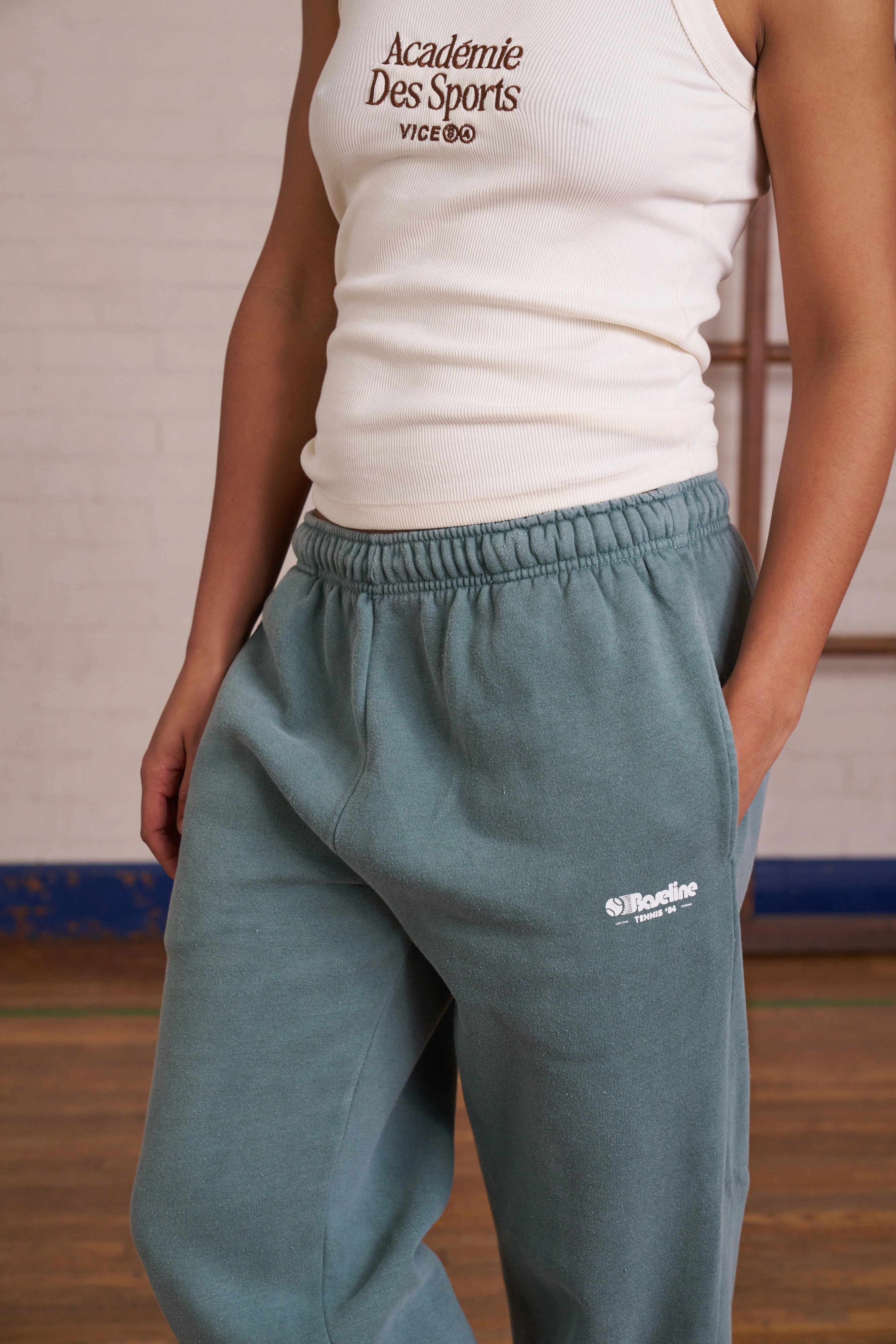 Vice 84 *10 Years Of* 'Baseline' Joggers - Vintage Washed Sage Everyday Wear
