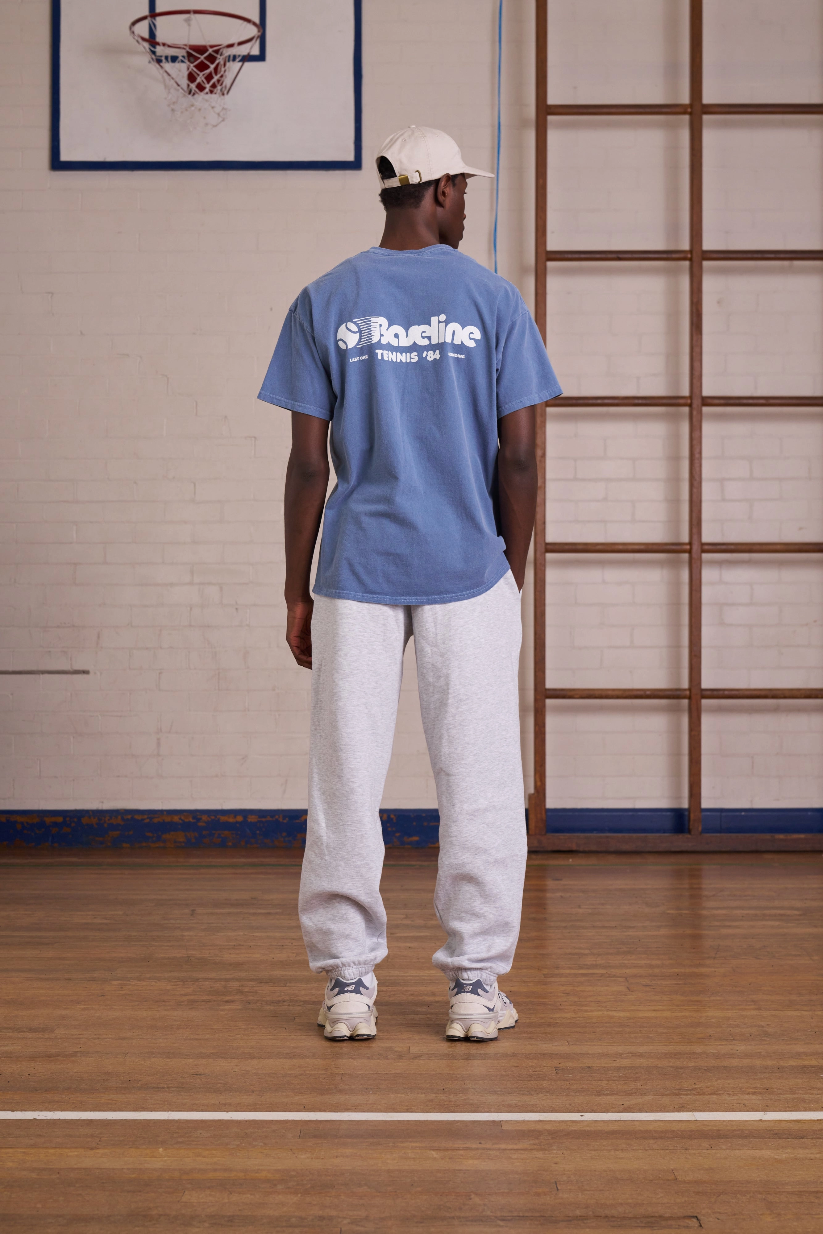 Vice 84 *10 Years Of* 'Baseline' Tee - Vintage Washed Blue Cozy Wearable