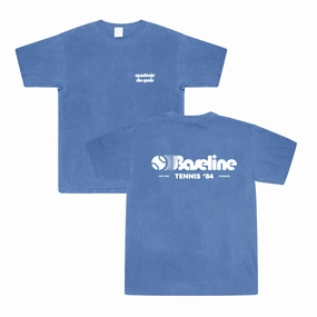 Vice 84 *10 Years Of* 'Baseline' Tee - Vintage Washed Blue sporty wear