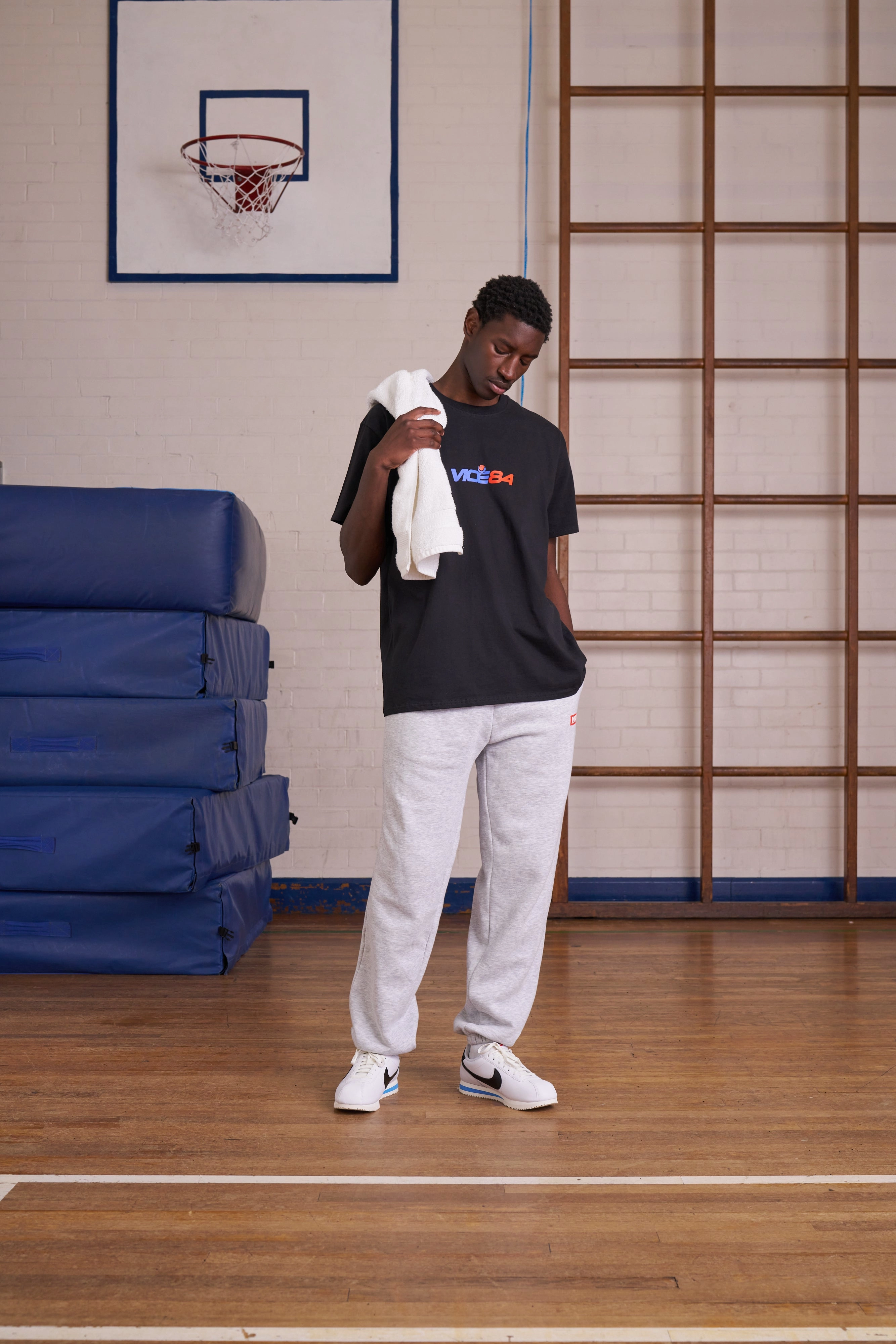 Tight Fit Vice 84 *10 Years Of* 'Tennis' Tee - Black
