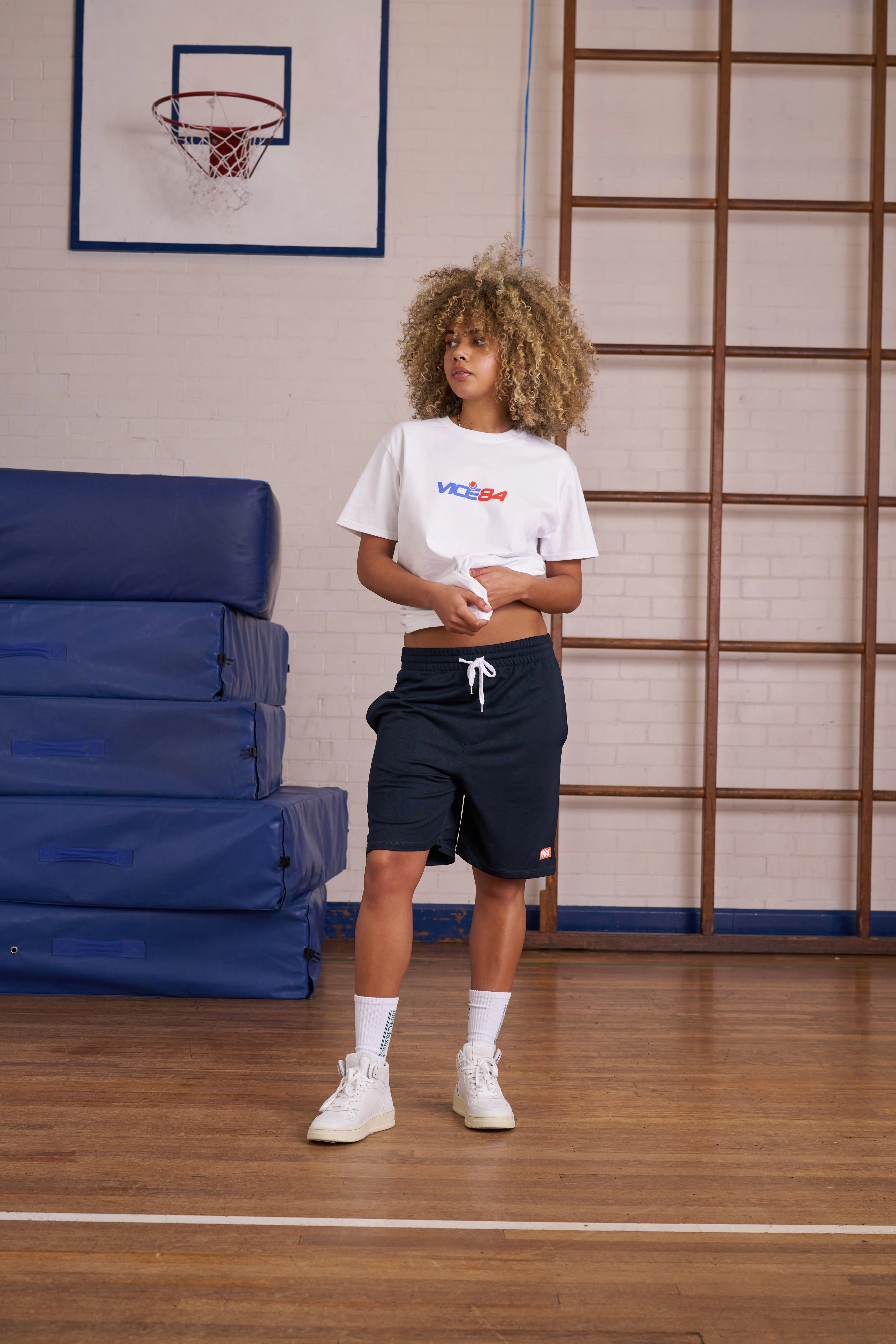 Vice 84 *10 Years Of* 'Tennis' Tee - White AntiStaticLining