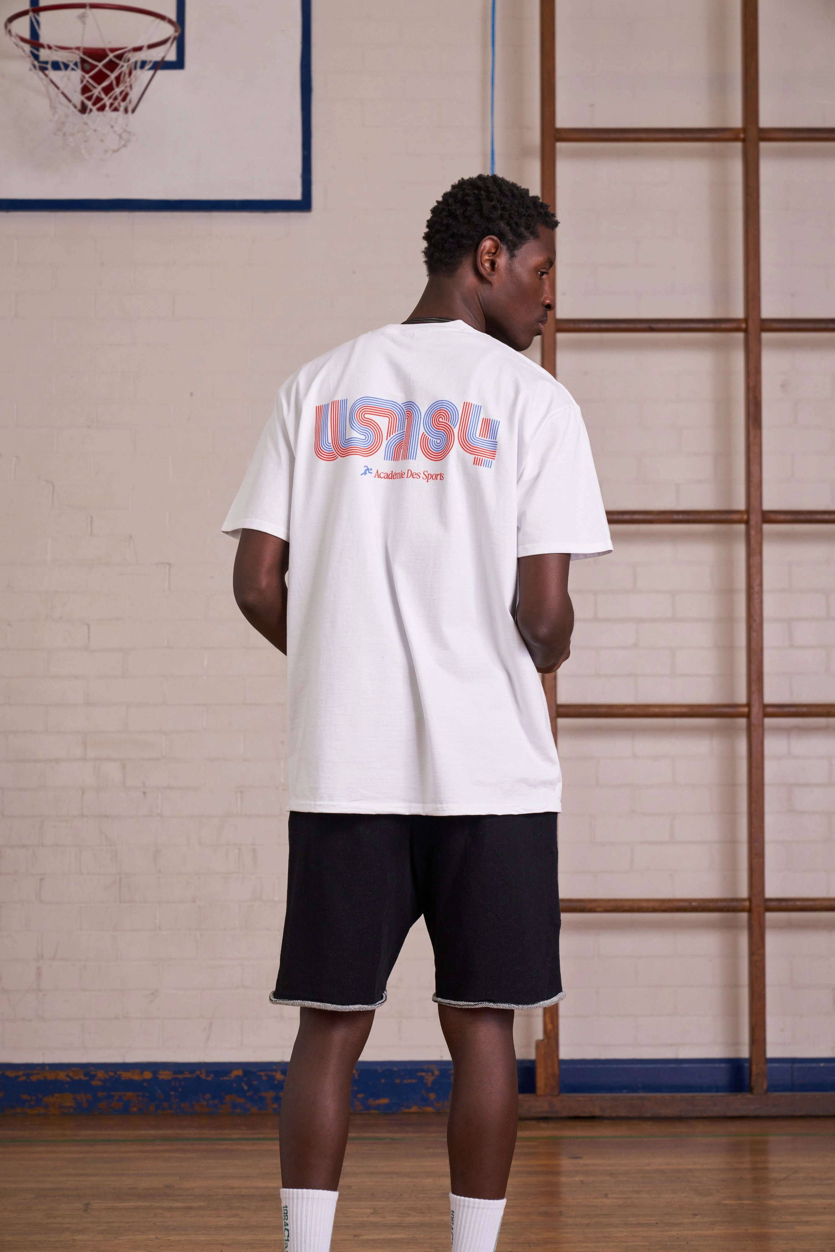 Vice 84 *10 Years Of* 'USA Sports' Tee - White Relaxed Wearable