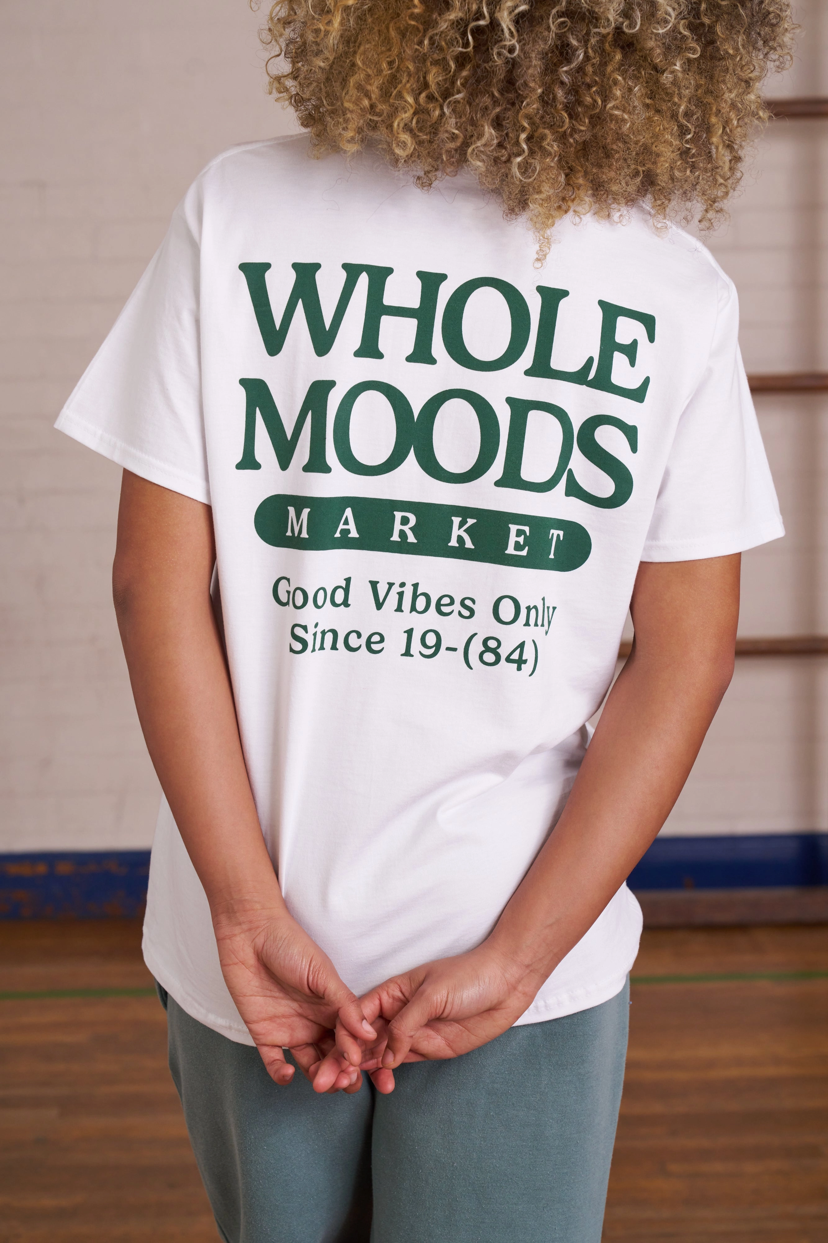 Light Outfit LowImpactDye Vice 84 *10 Years Of* 'Whole Moods' Tee - White