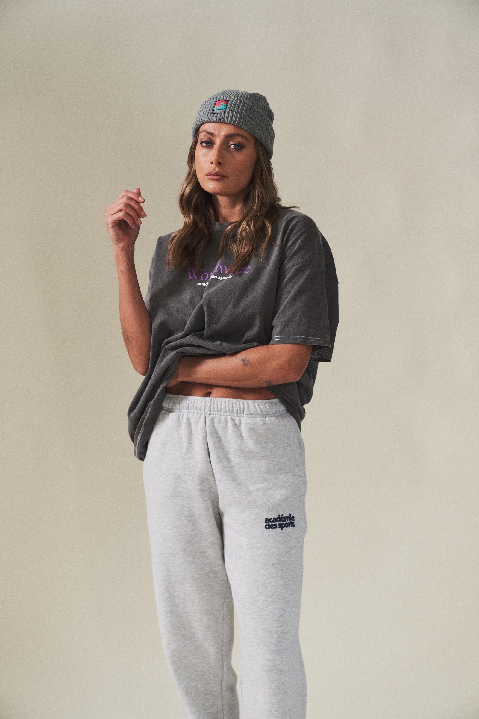 FrictionResistantEdging Vice 84 'Acad??mie des Sports' Joggers - Ash