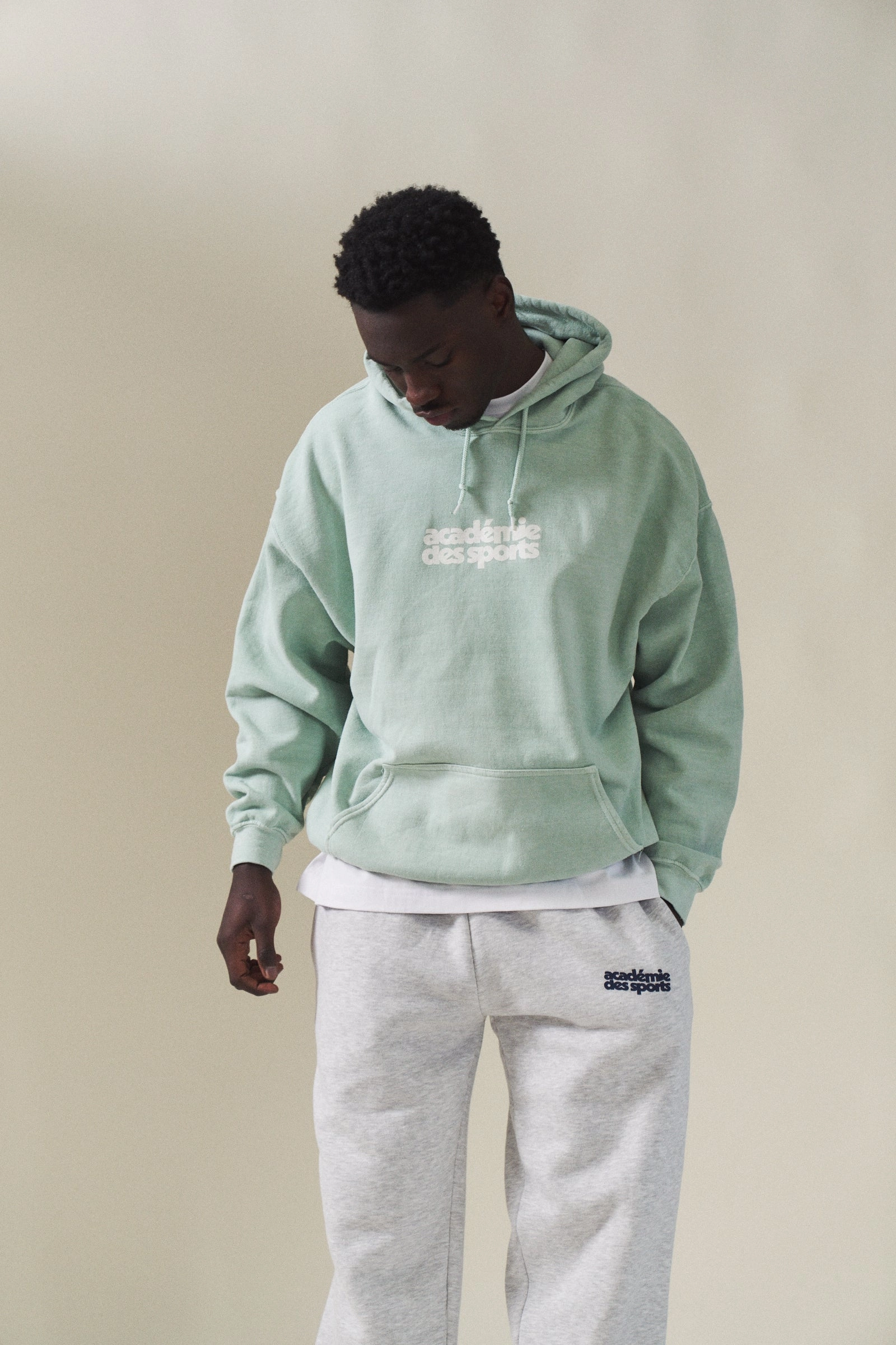 Ripstop Texture Vice 84 'Acad??mie des Sports' Joggers - Ash