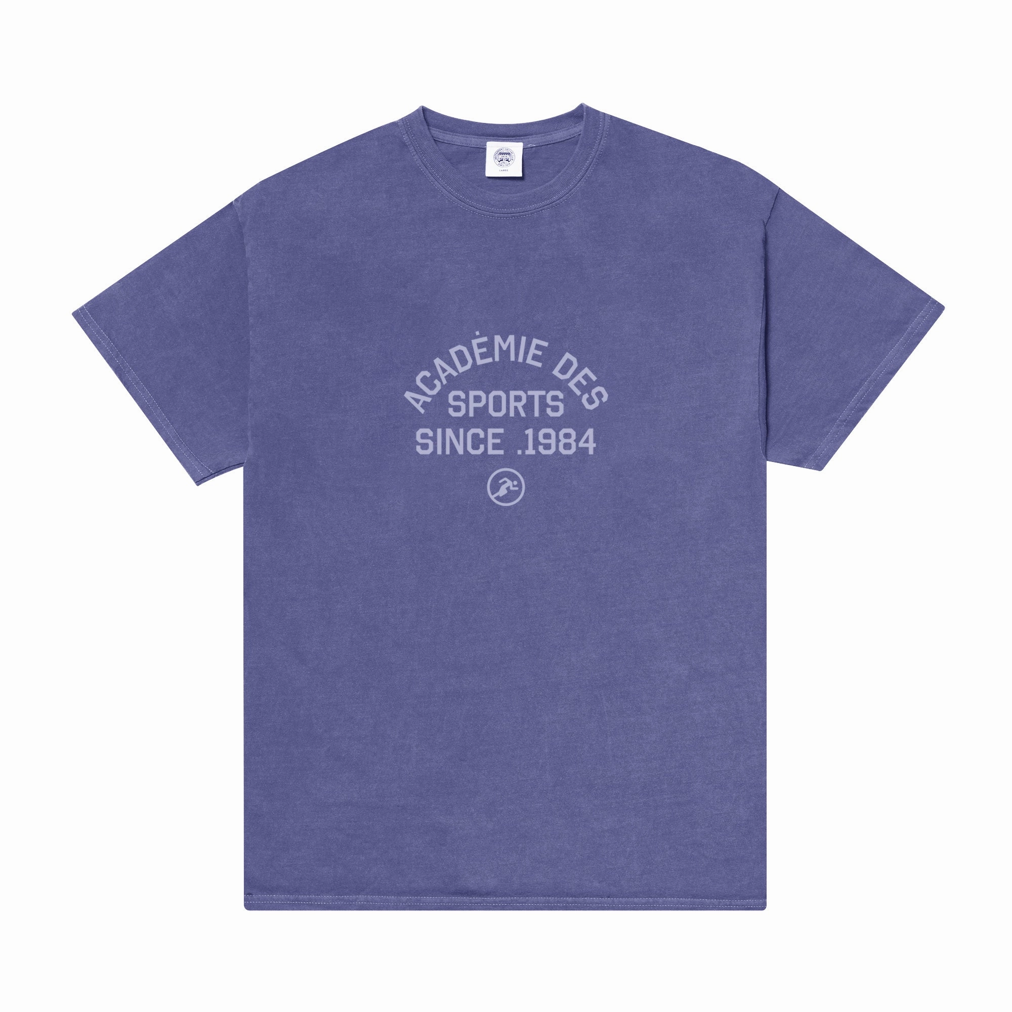 Vice 84 'Acad??mie Des Sports' Vintage Washed Tee - Violet SustainableManufacturing