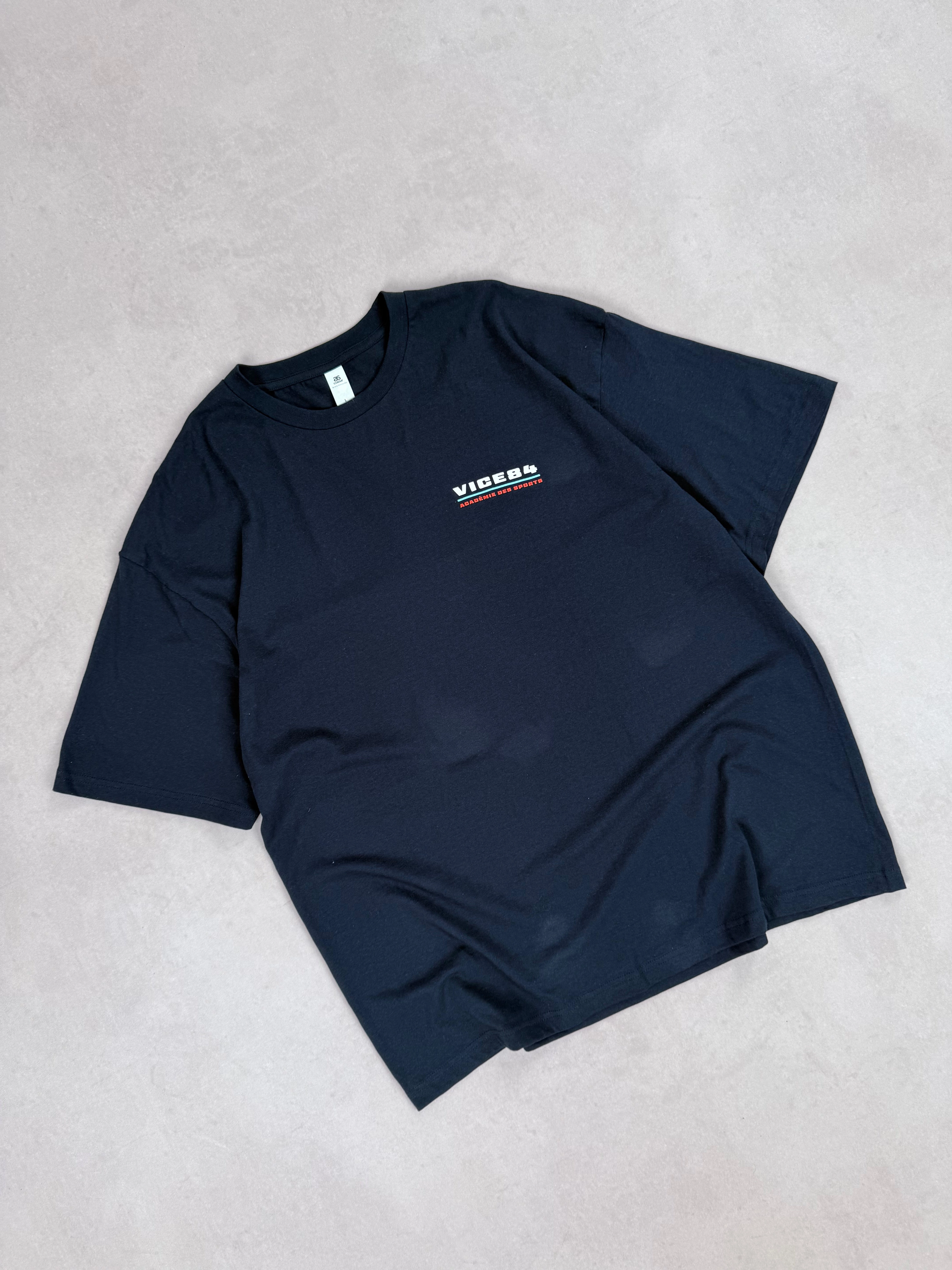 Outdoor Fashion Vice 84 'Acad??mie des Sports Logo' Tee - Navy