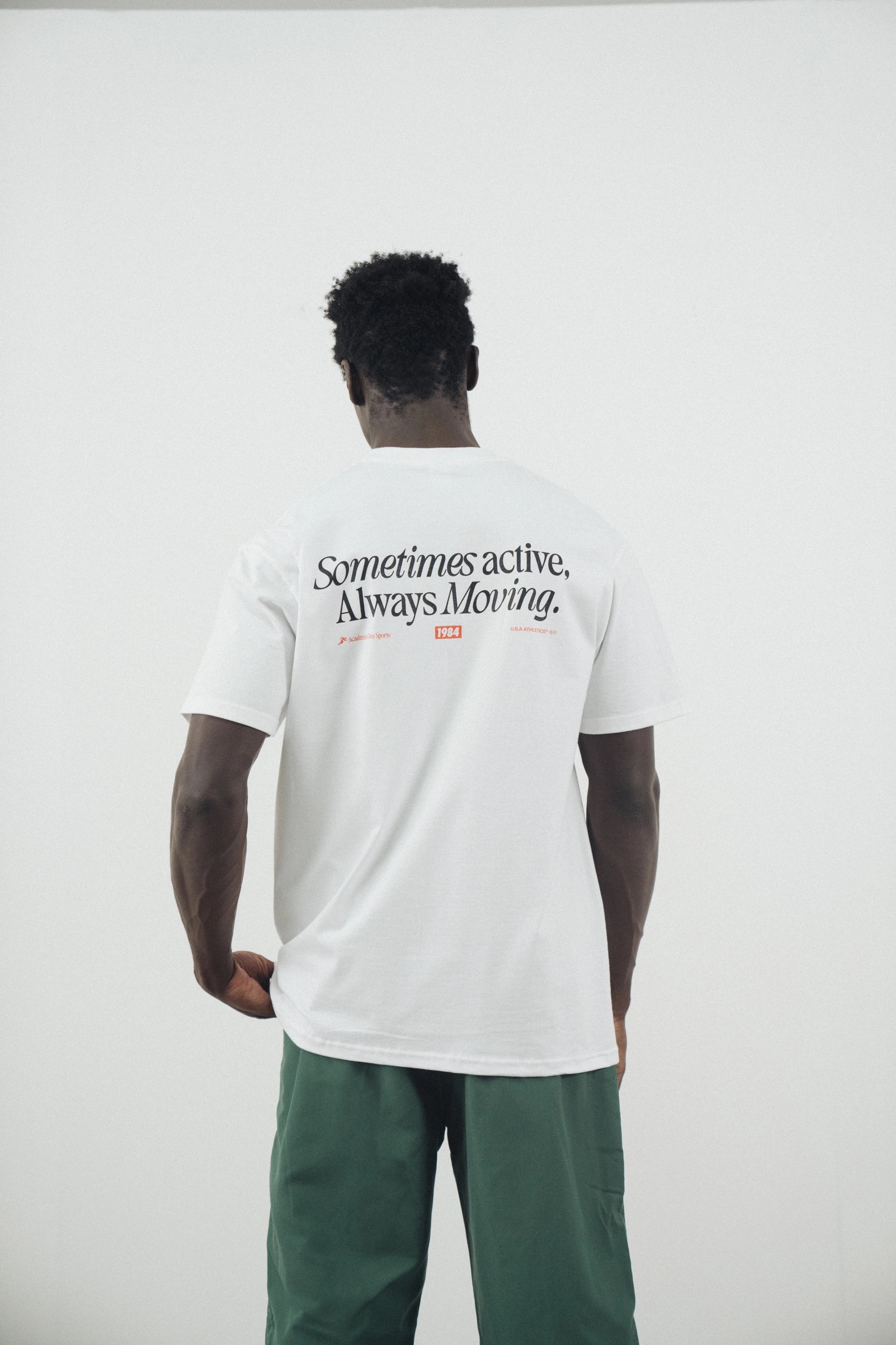 Seasonal Comfort Style coordinate with other items Vice 84 'Always Moving' Tee - White