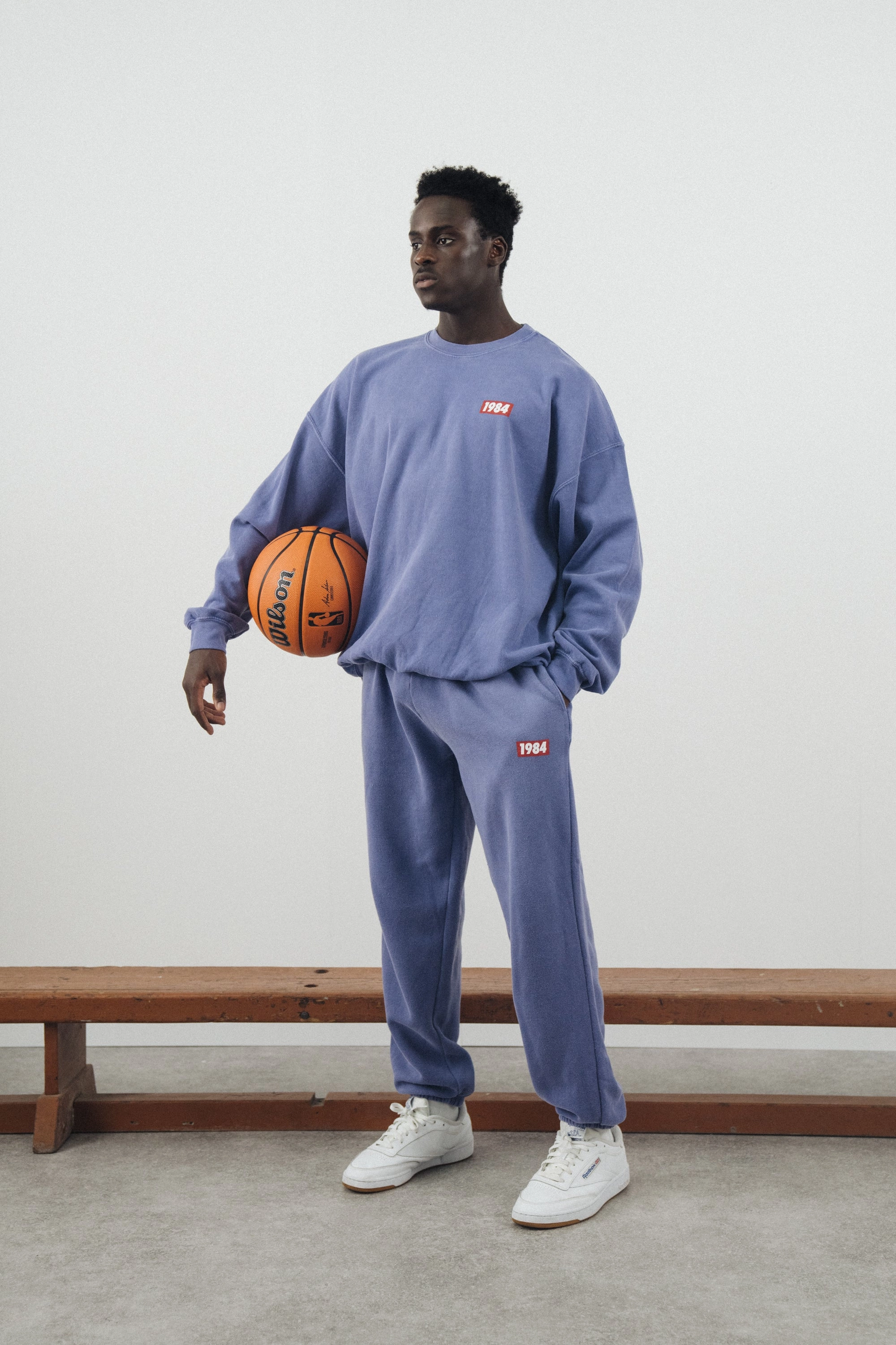 Chilly Day Wear Vice 84 'Always Moving' Vintage Washed Joggers - Violet