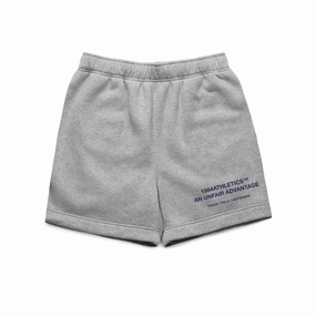 Vice 84 'Athletics' Jogger Shorts - Grey Double Stitched Seams