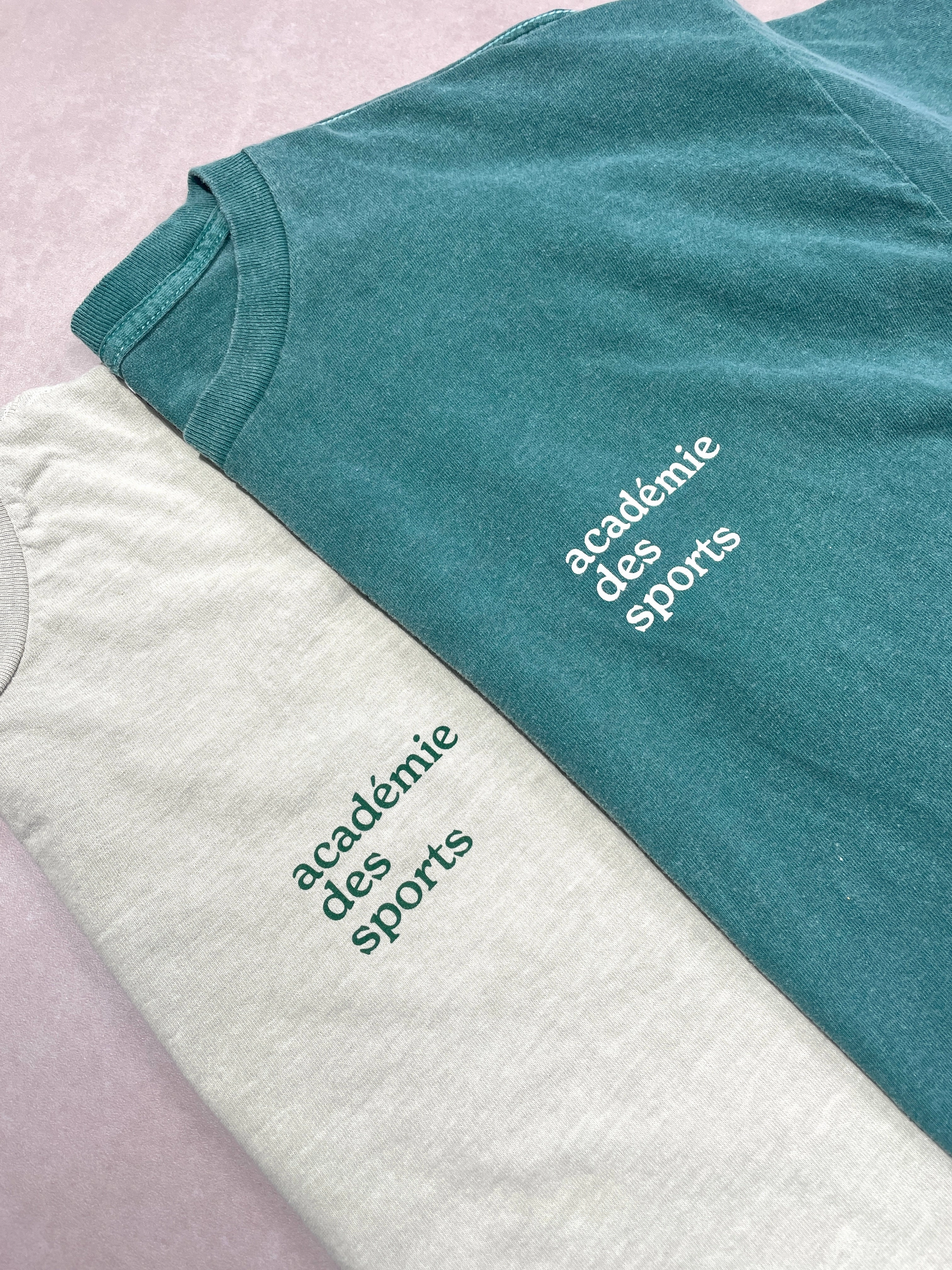 Vice 84 'Baseline' Washed Tees Twinpack - Green/Stone Premium Cotton