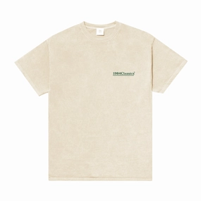 Zero Waste Production Vice 84 'Classics' Vintage Washed Tee - Cream