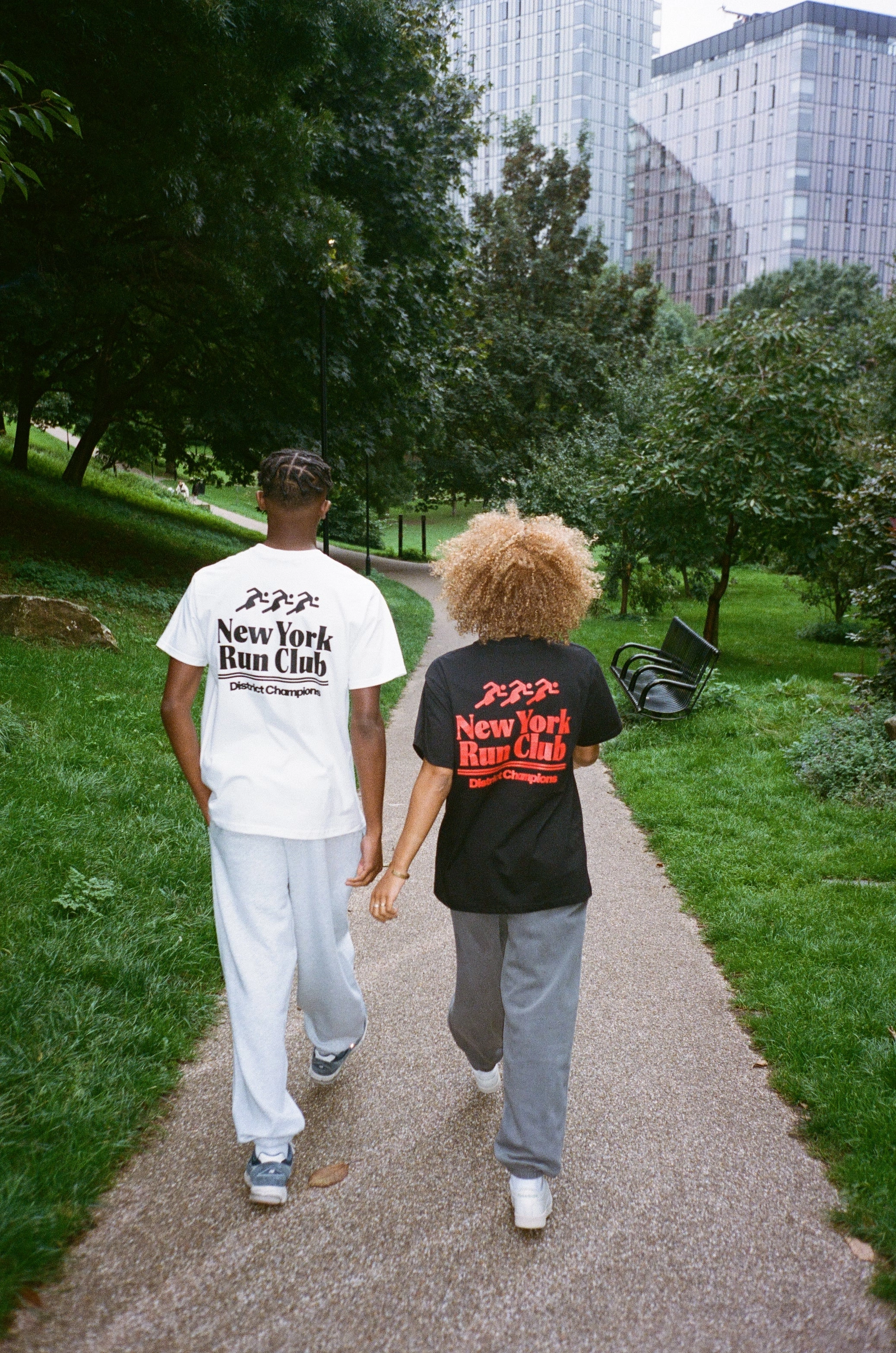 Vice 84 'NYC Run Club' Tee - White coordinate with other items Relaxed Smart