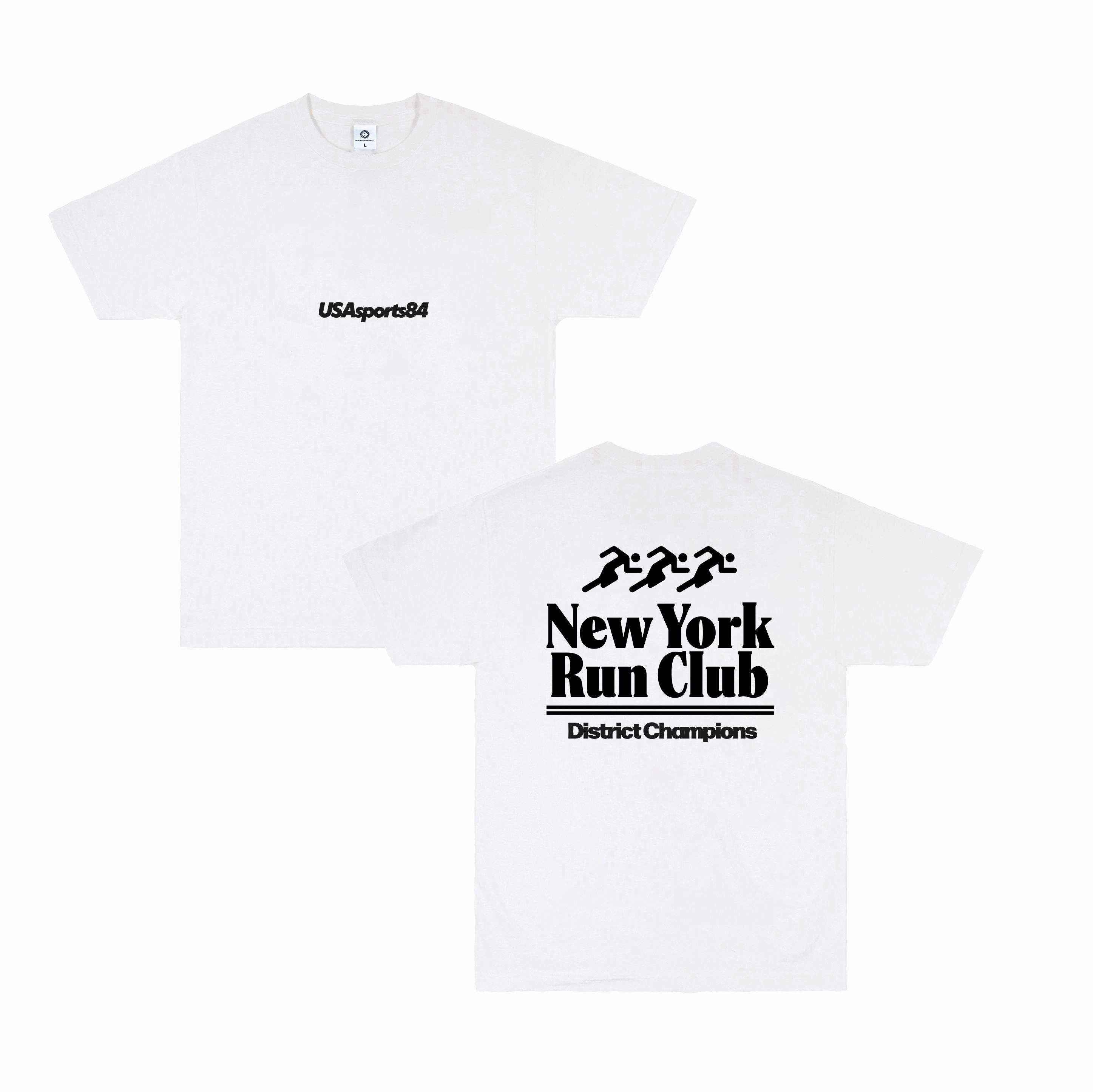 Vice 84 'NYC Run Club' Tee - White Fit For All Day