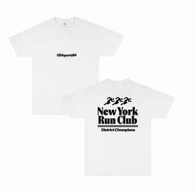 Vice 84 'NYC Run Club' Tee - White Fit For All Day