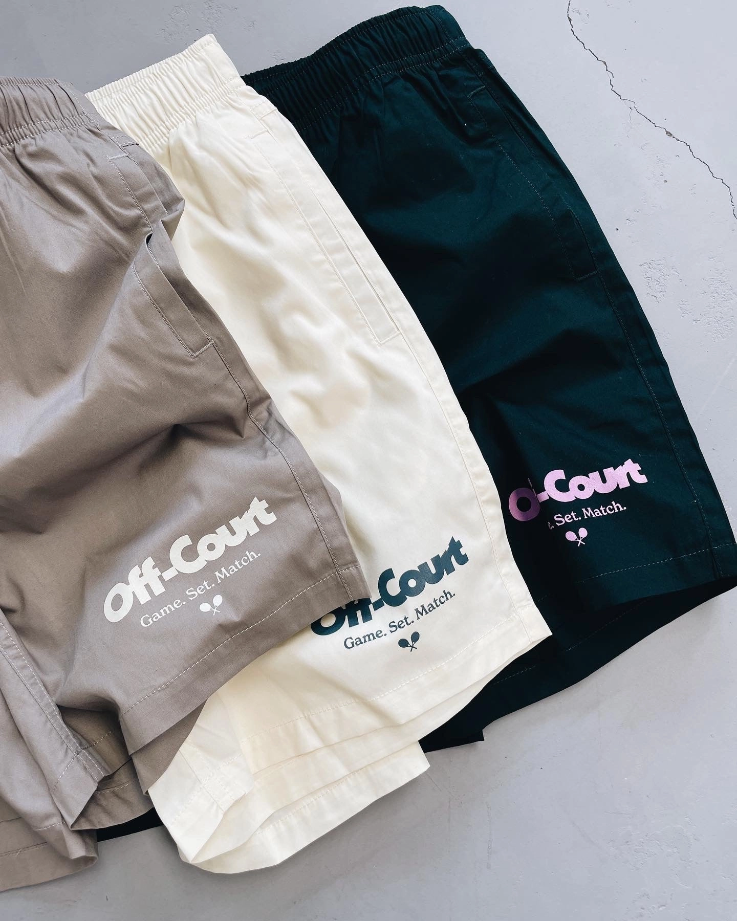 Vice 84 'Off-Court GSM' Beach Shorts - Lemon Comfort Flex