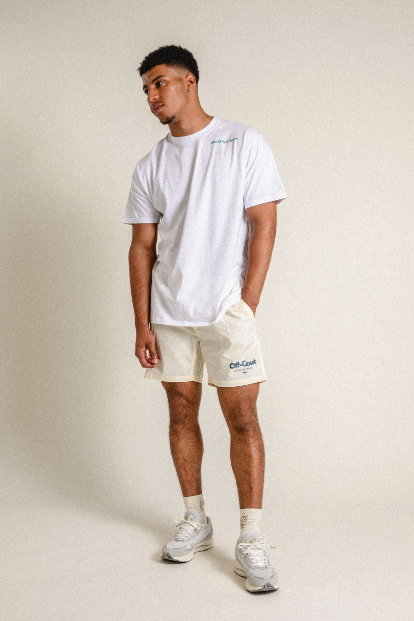 Vice 84 'Off-Court GSM' Beach Shorts - Lemon Windproof Design