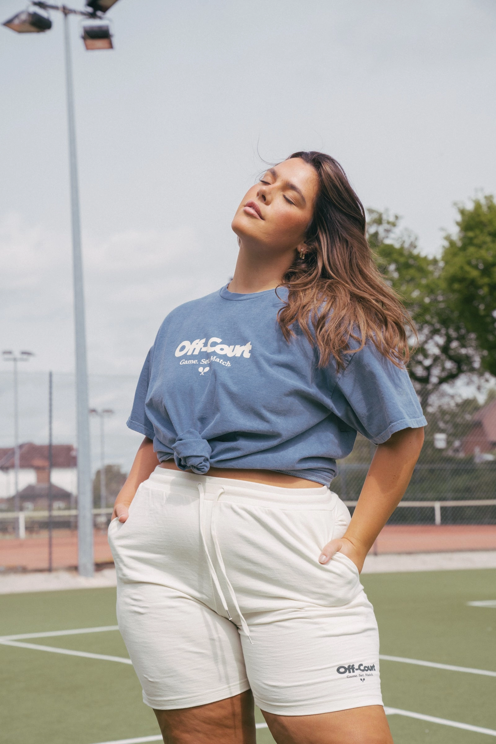 Daily Casual Vice 84 'Off-Court GSM' Jogger Shorts - Ecru