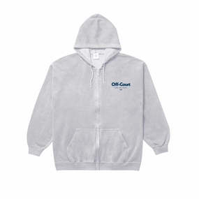 Lifestyle Mode Vice 84 'Off-Court GSM' Zip Up Vintage Washed Hoodie - Grey