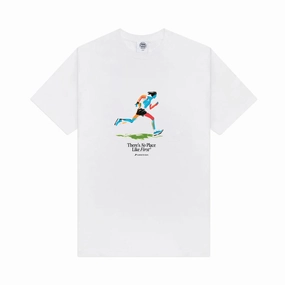 Vice 84 'Olympic Sprinter' Tee - White SlimFitDesign Comfy Choice