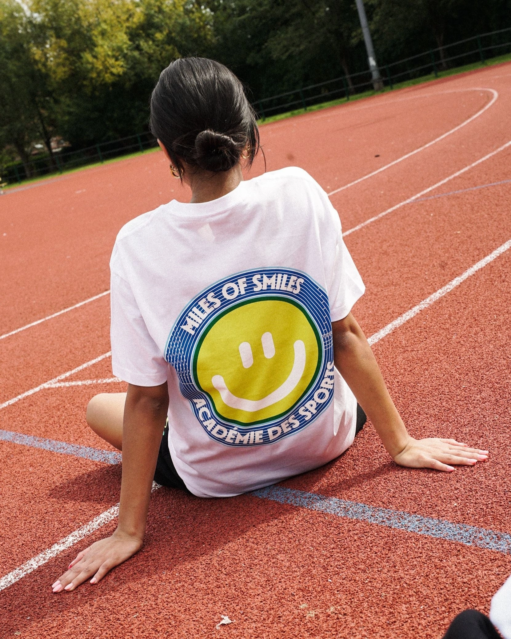 Vice 84 'Smiley Track' Tee - White Soft Material