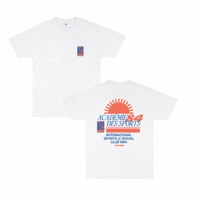 Buttery Soft Fabric Vice 84 'Sports & Social Club' Tee - White