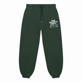 Active Comfort Wear Vice 84 'The Sports Dept' Heavyweight Washed Joggers - Green