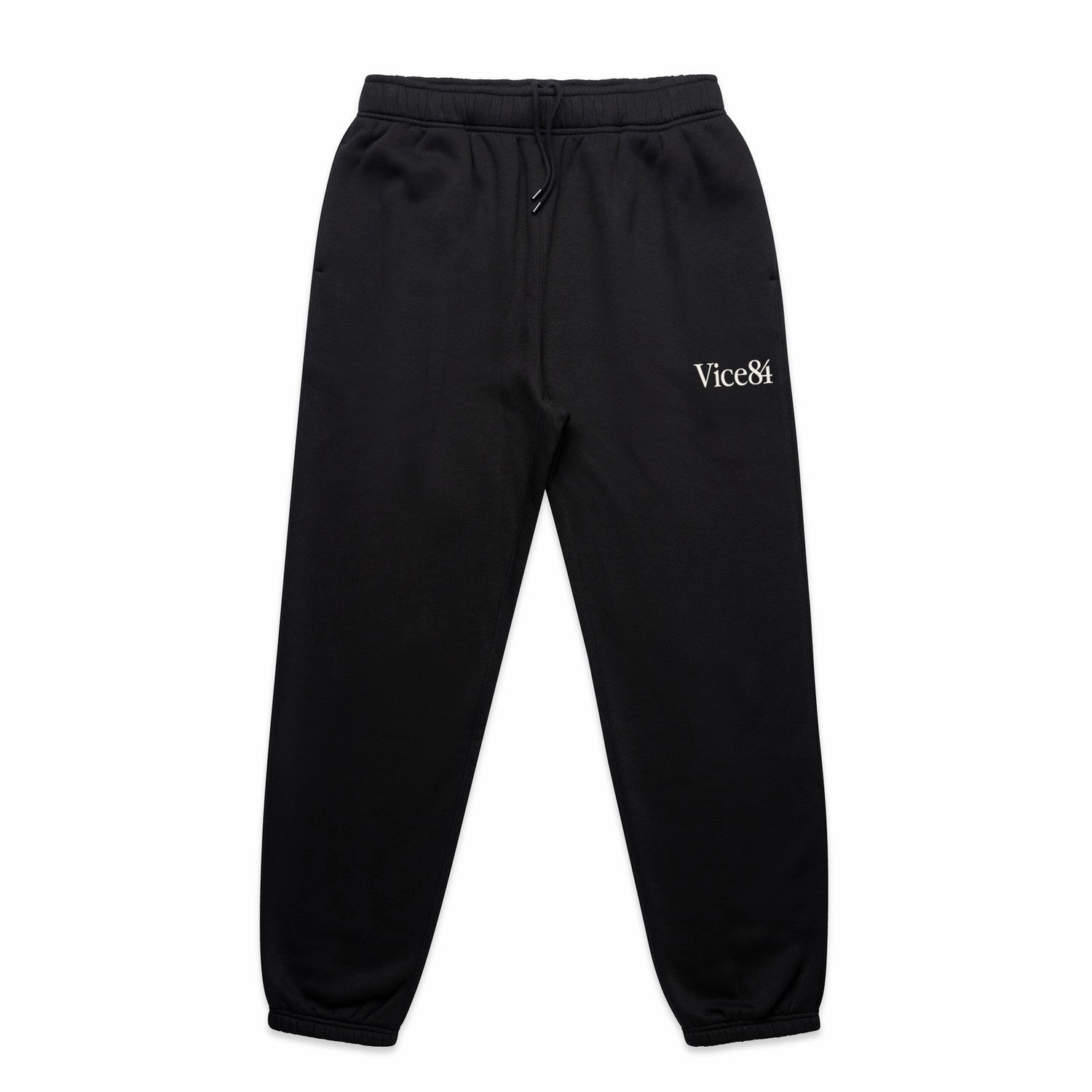 Vice 84 Premium Joggers - Black Trendy Appeal Indoor Comfort