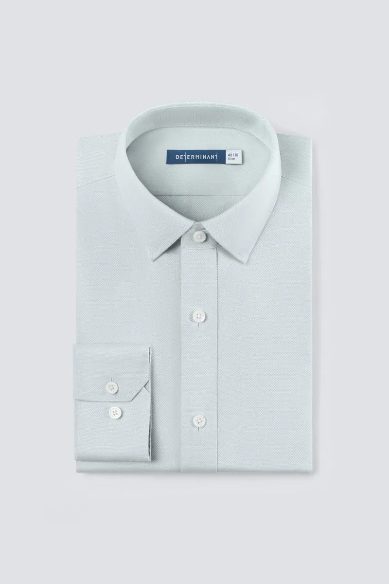 Urban Trend Year-Round Wear VISDRY? Dobby Dress Shirt | Mint 16047N
