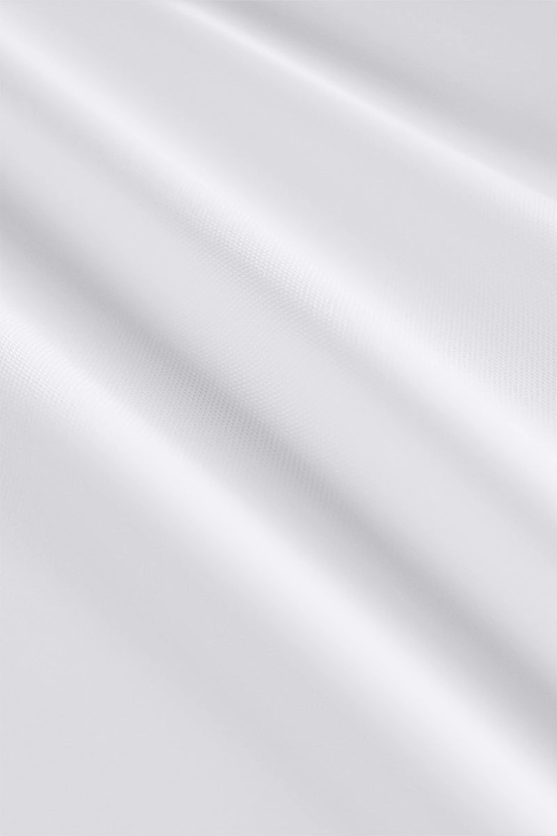 VISDRY? 3-Button Pique Polo | White WH001Z Essential Design