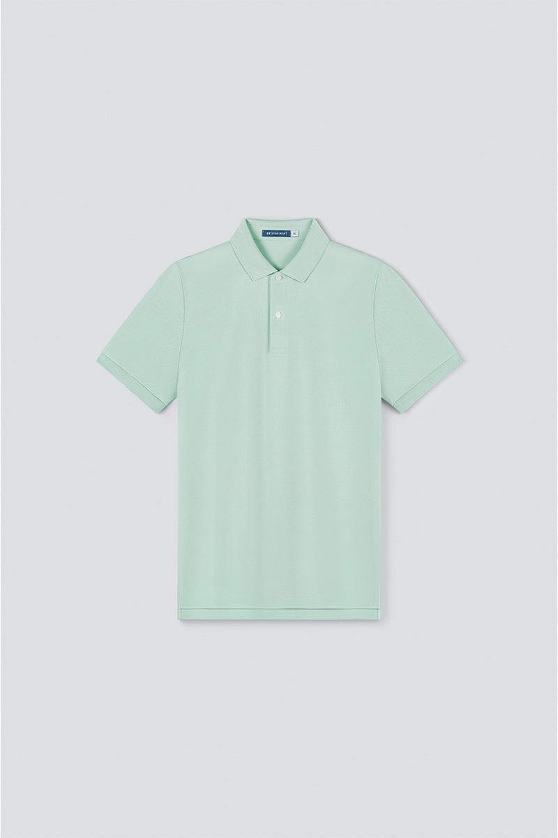VISDRY? Pique Polo | Mist Green PT5911 Cozy Look Fashion Comfort
