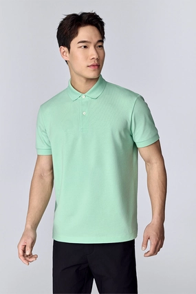 VISDRY? Pique Polo | Mist Green PT5911 Elegant Style