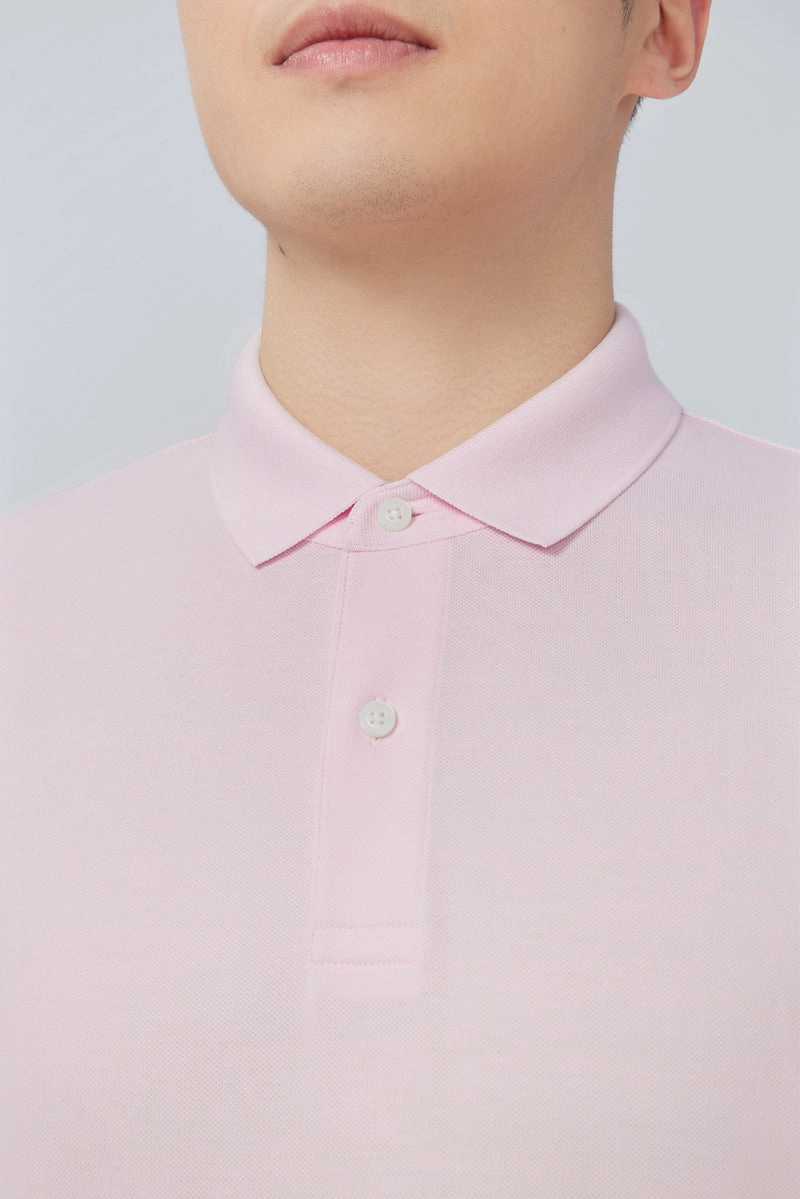VISDRY? Pique Polo | Pink P670UZ Durable Fabric