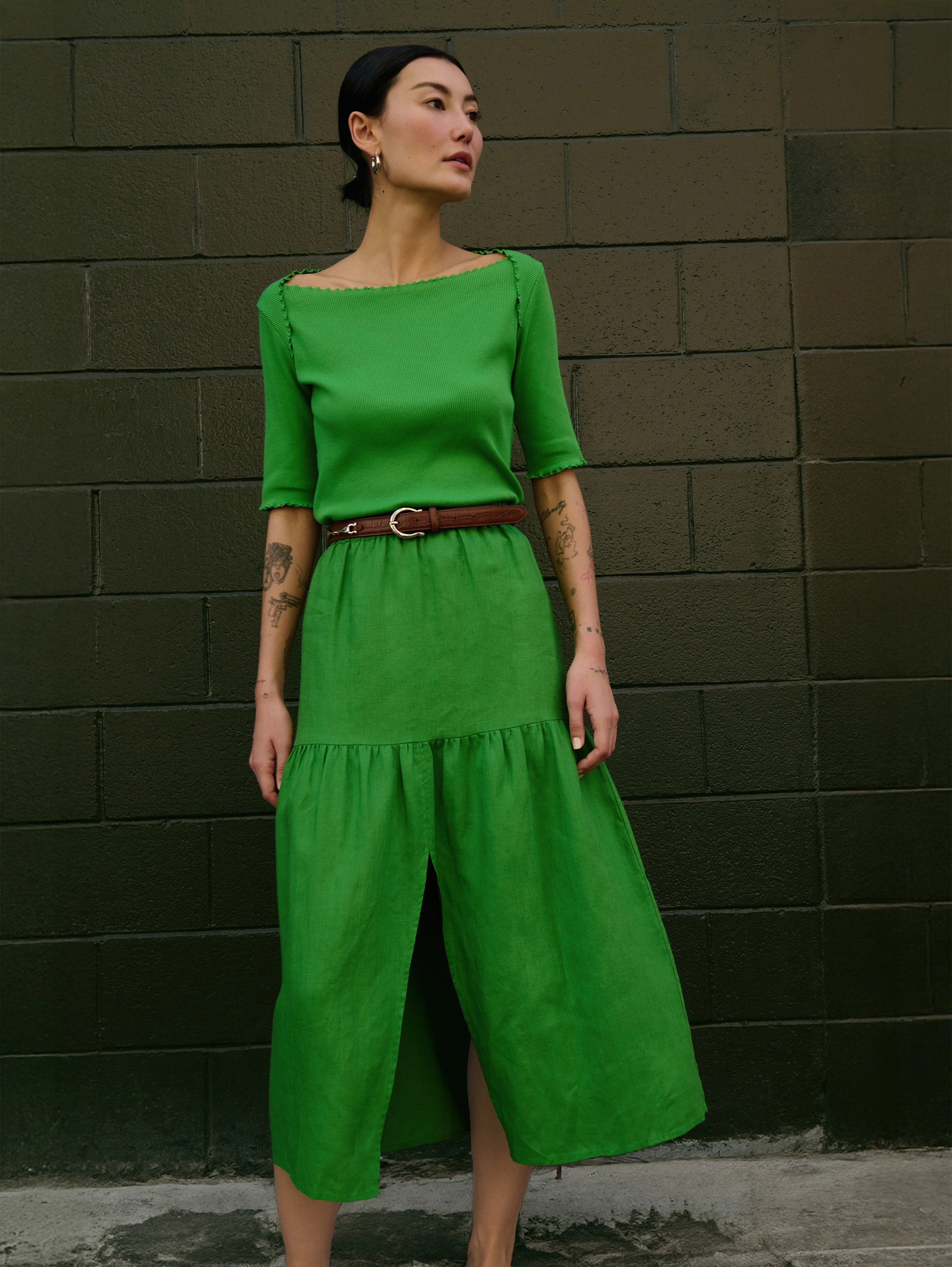 Street Style Esmeralda Skirt