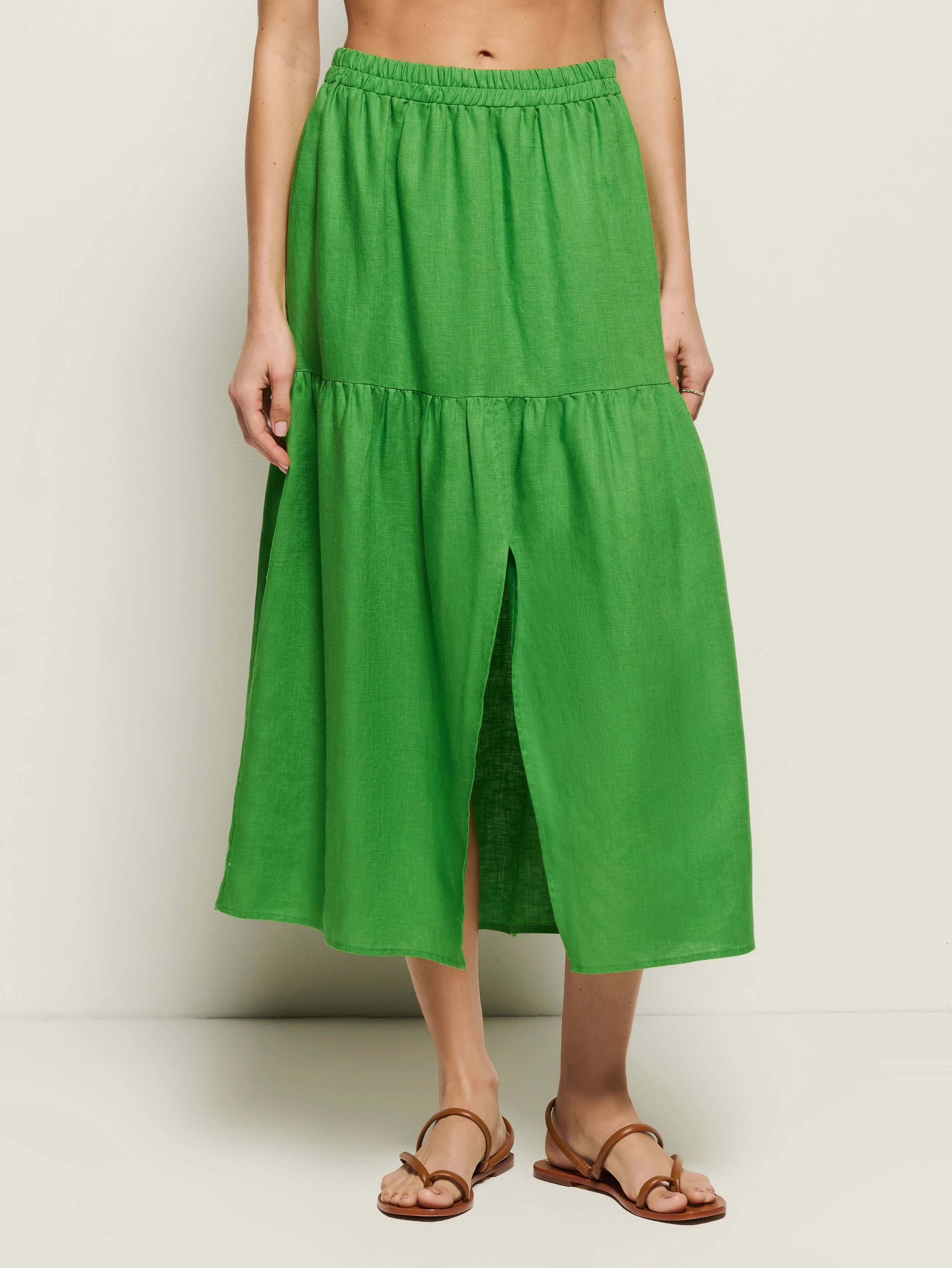 Relaxed Vibes Crisp Finish Esmeralda Skirt
