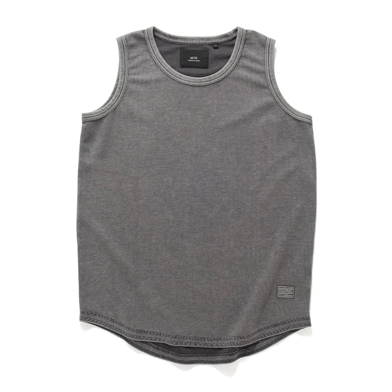 (VT1641) Washed Waffle Tank Top standard fit