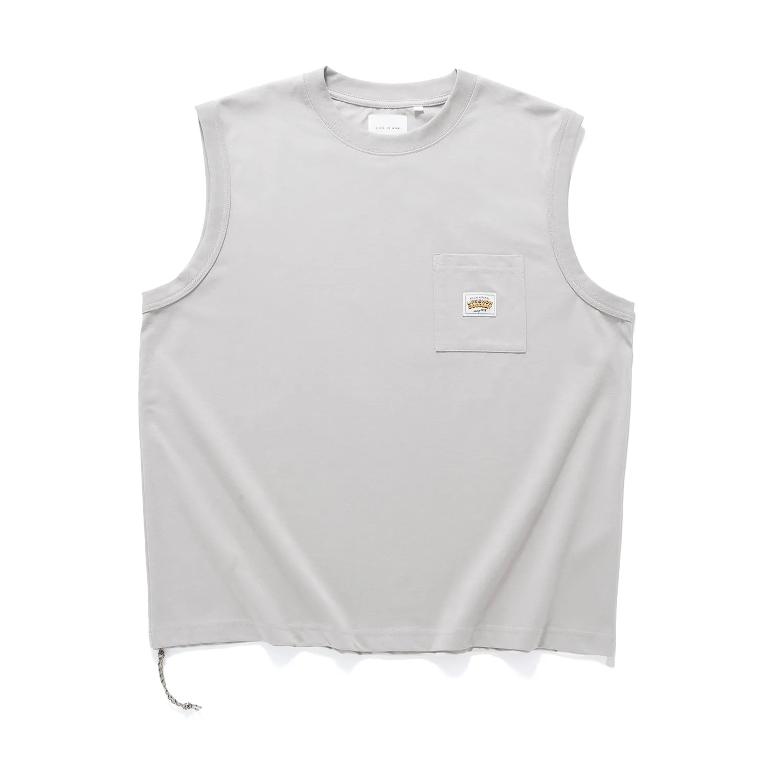 Flat Lock Seams muted tone (VT1672) Cool Touch Drawstrings Tank Top